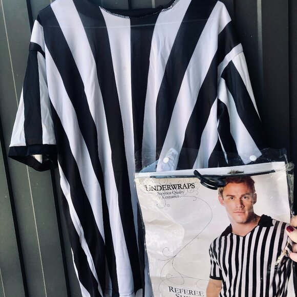 NIB Underwraps Referee Unisex Adult 100% Polyester Halloween Costume One Size - Picture 1 of 6